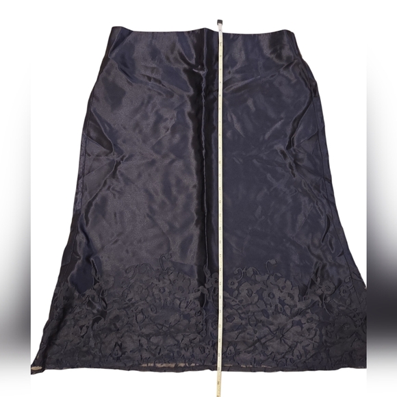 Sisley Black Skirt With Lace Detailing IT Size 42 US size S - Picture 4 of 8